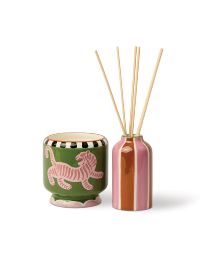 Tiger A Dopo Ceramic Diffuser Rosewood Vanilla By Paddywax
