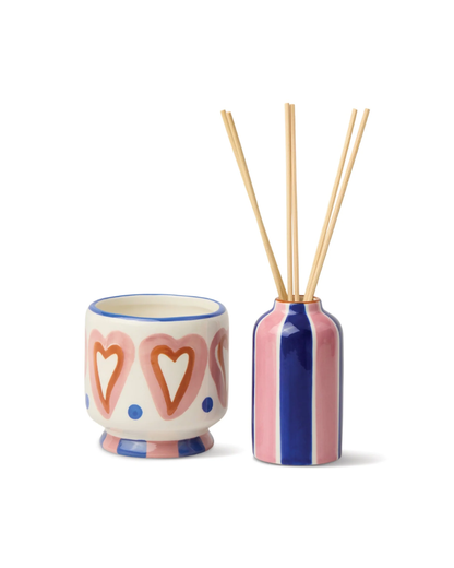 Hearts A Dopo Ceramic Diffuser Rosewood Vanilla By Paddywax