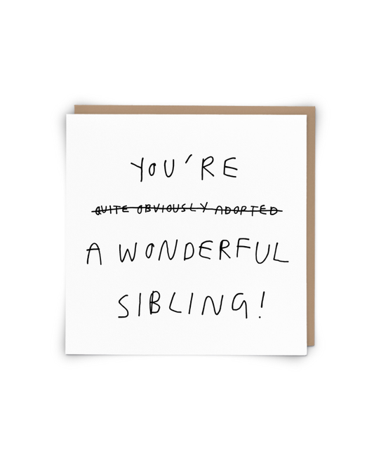 Adopted Birthday Card