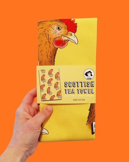 Al'Right Hen Tea Towel