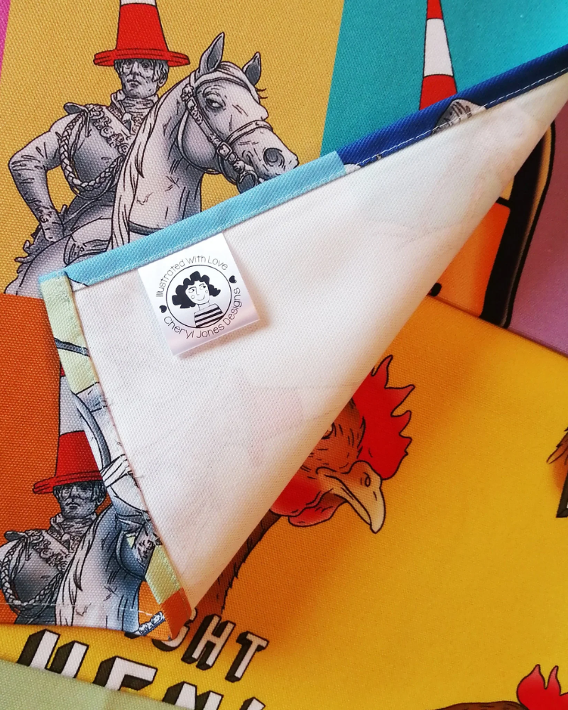 I Love Bru Teatowel