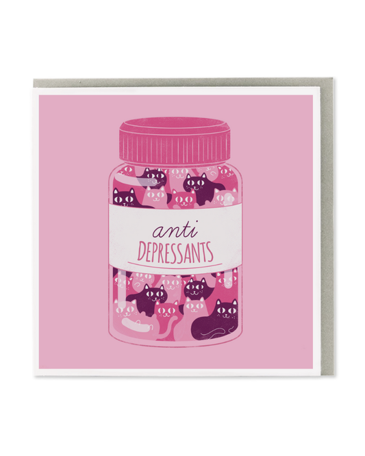 Anti Depressants Greeting Card