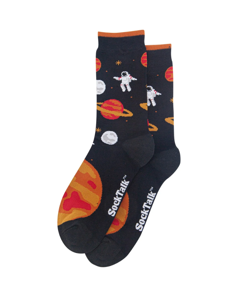 Astronaut in Space Unisex Bamboo Socks