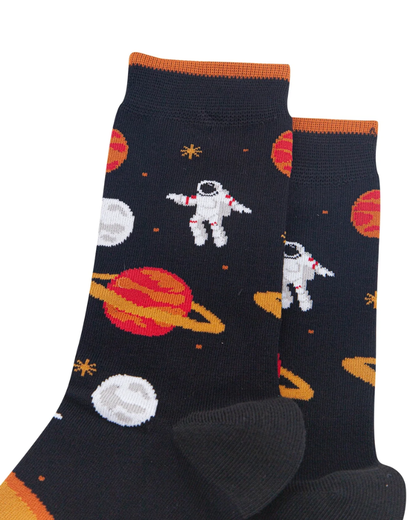 Astronaut in Space Unisex Bamboo Socks