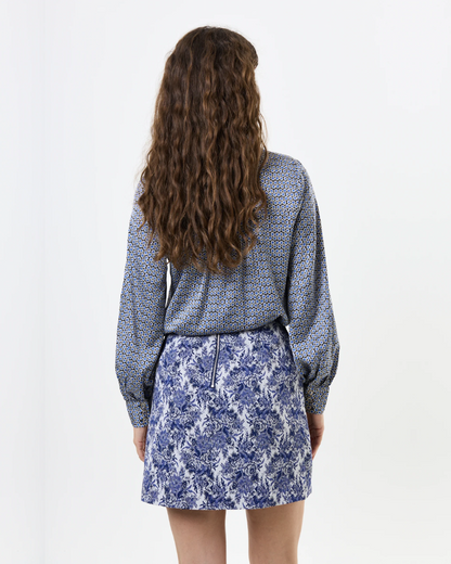 Aubin Wedgewood Jacquard A Line Mini Skirt