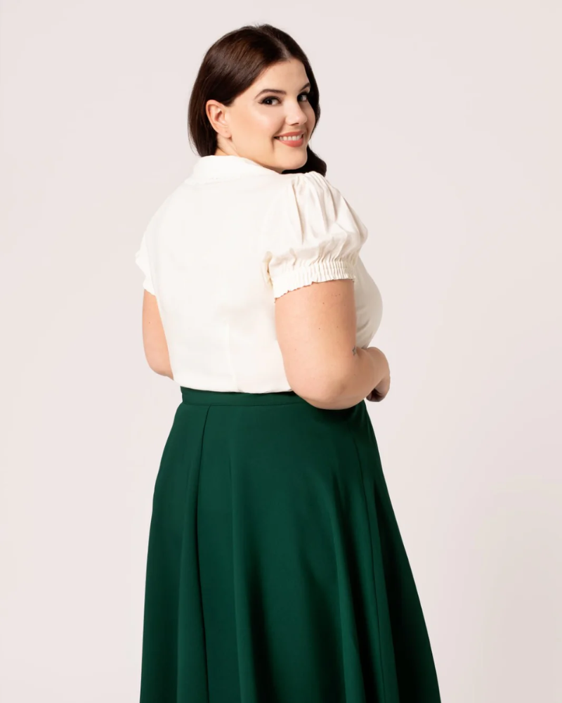 Basil Woodland Fox Blouse