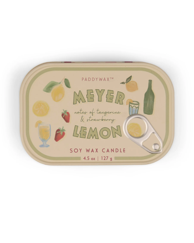 Meyer Lemon Bistro Tin Candle Paddywax