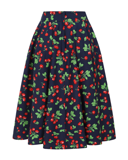 Cary Cherry Swing Skirt