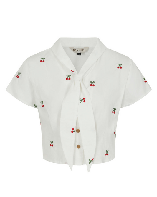 Retro Cherry Vibes Blouse