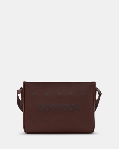 Bourbon Biscuit Vegan Leather Crossbody Bag