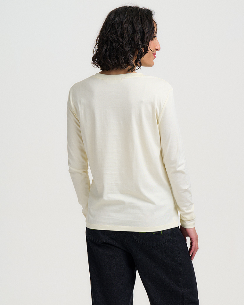 Heart Flower Brunswick Jersey Top