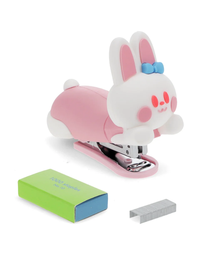 Cute Bunny Rabbit Mini Stapler With 1000 Staples