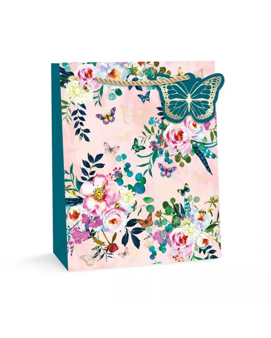 Pink Butterflies Gift Bag