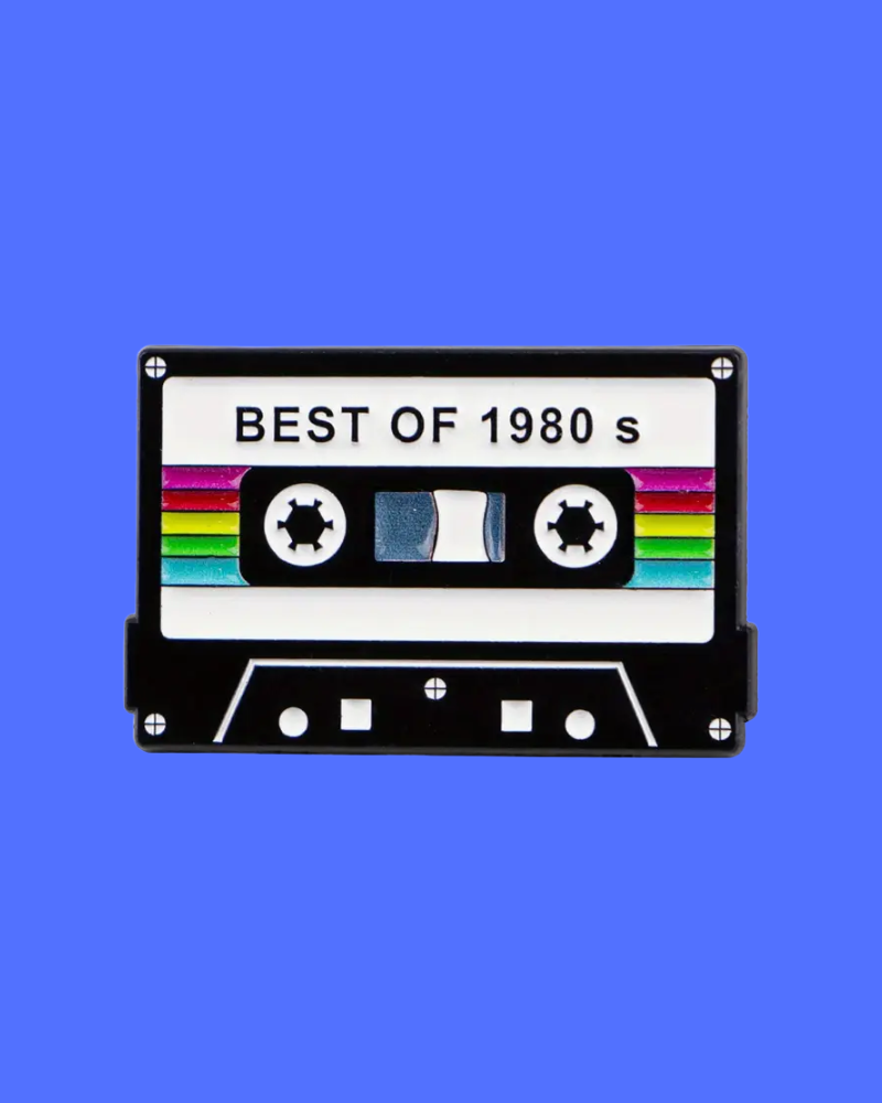 Best Of The 1980s Enamel Pin Badge