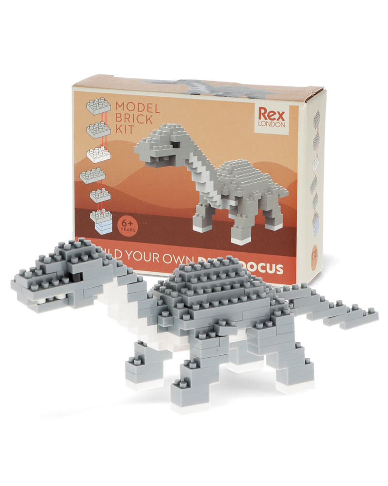 Build Your Own Diplodocus Dinosaur Brick Kit