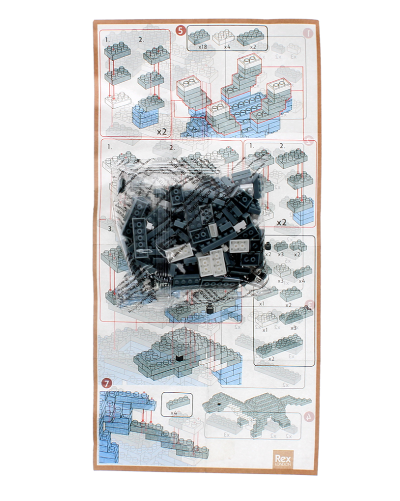 Build Your Own Diplodocus Dinosaur Brick Kit