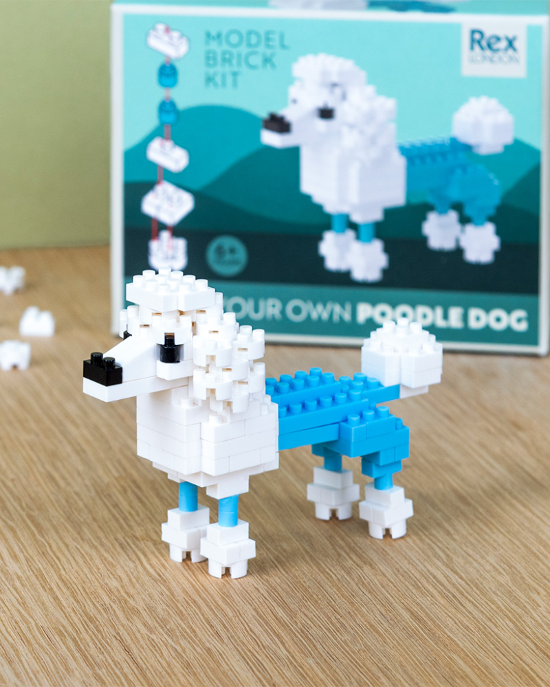 Build Your Own Poodle Dog Brick Kit