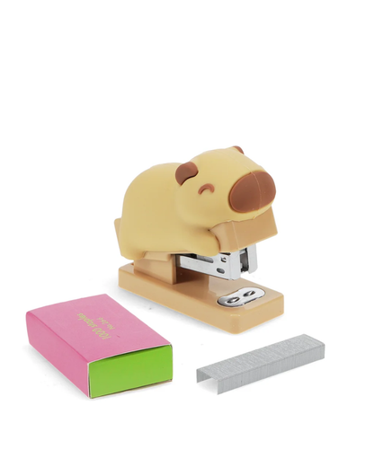 Cute Capybara Mini Stapler With 1000 Staples
