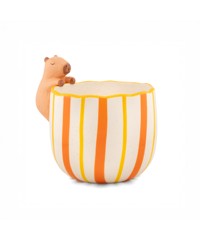 Peeking Capybara Planter