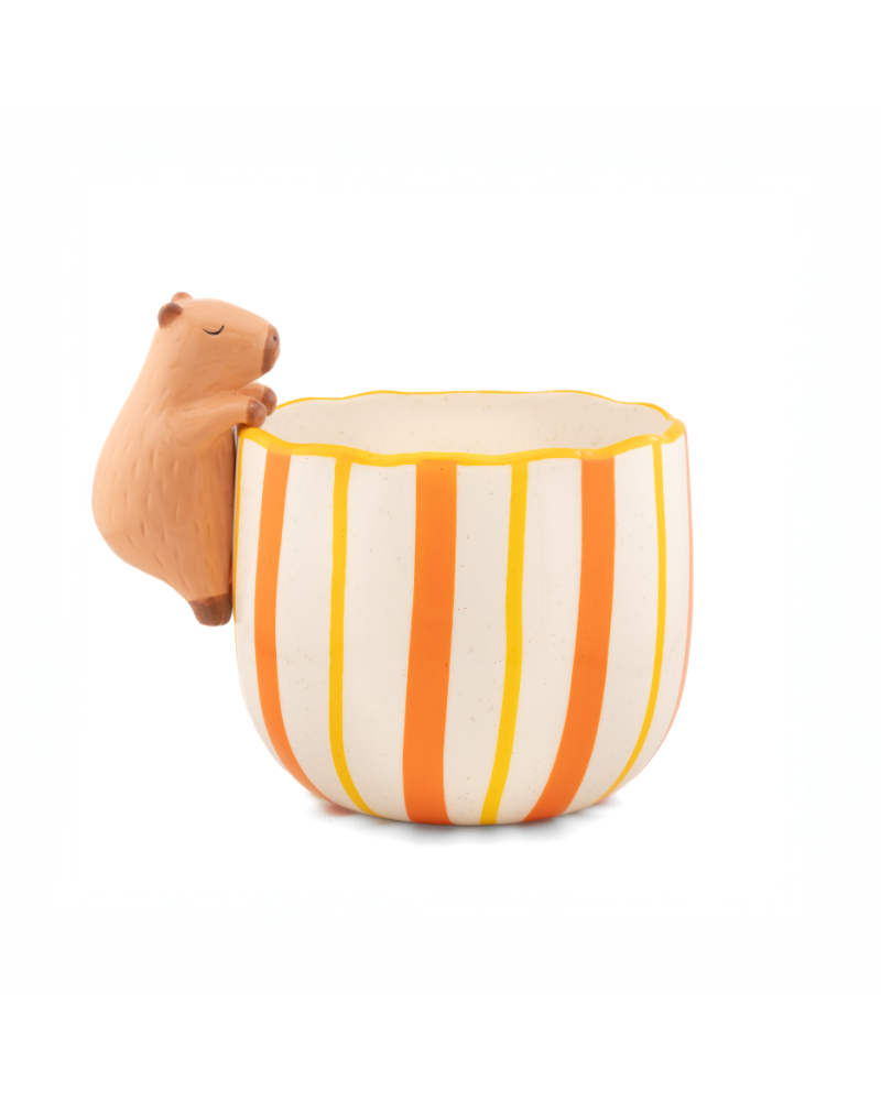 Peeking Capybara Planter