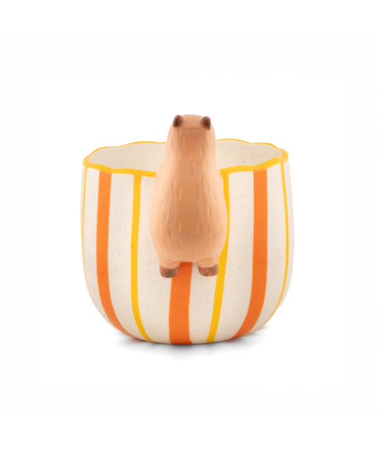 Peeking Capybara Planter