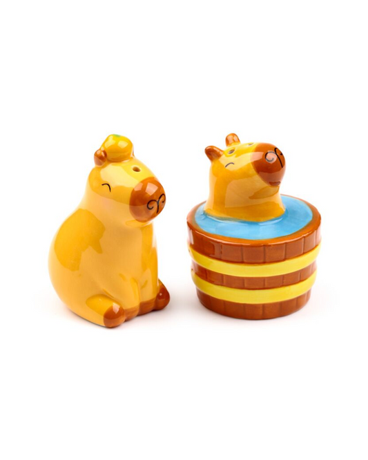 Cute Capybara Salt & Pepper Set