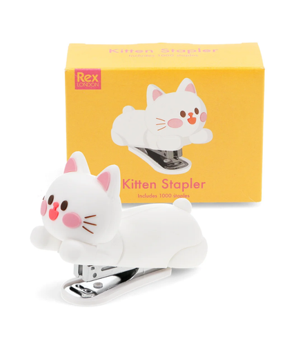 Cute Kitty Cat Mini Stapler With 1000 Staples