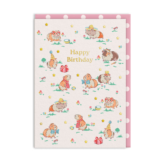 Cath Kidston Guinea Pigs Party Card