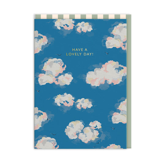 Cath Kidston Have A Lovely Day Clouds Card