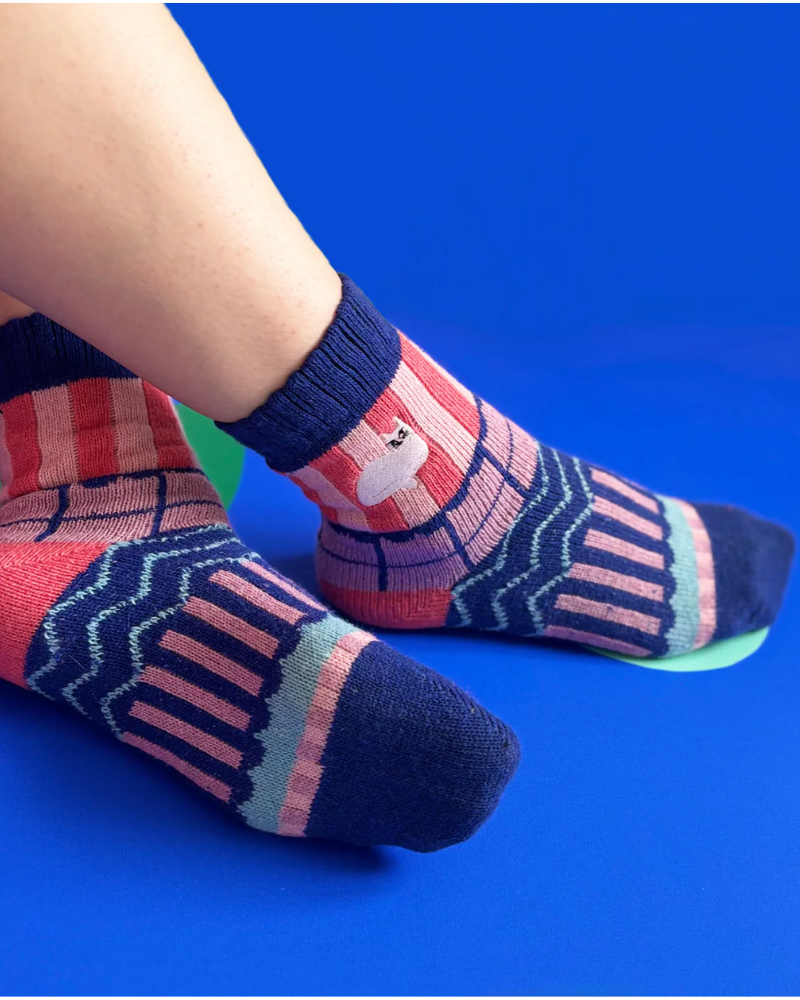 Cat Nip Fair Isle Socks