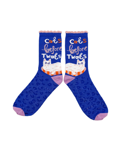 Catnip 'Cats Before Twats' Unisex Bamboo Socks
