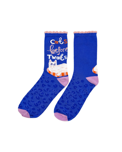 Catnip 'Cats Before Twats' Unisex Bamboo Socks