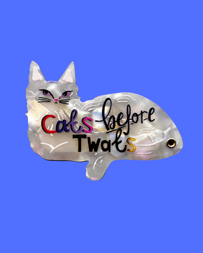 Cats Before Twats Compact Mirror