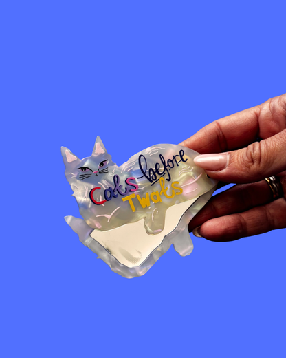 Cats Before Twats Compact Mirror