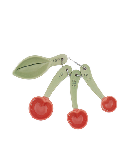 Cute Cherry Measuring Spoons Set