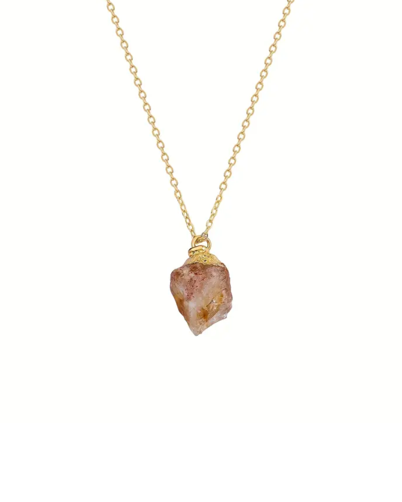 Natural Raw Gemstone Necklaces Assorted