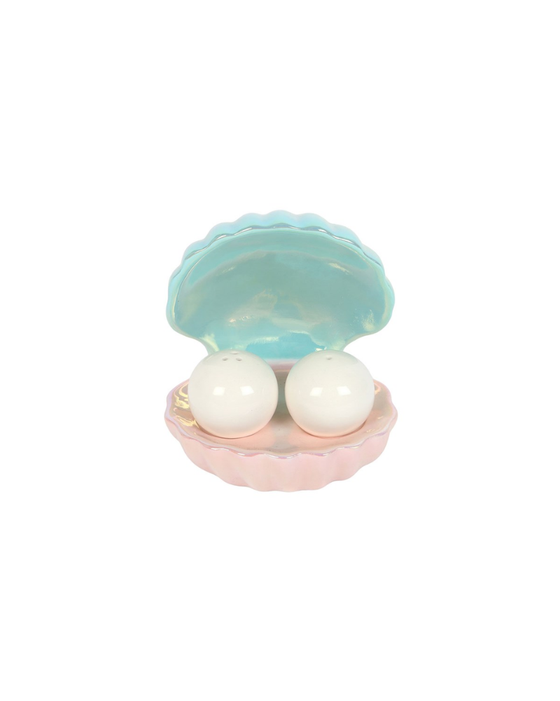 Clam Shell Salt And Pepper Set