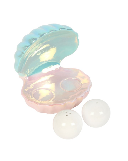 Clam Shell Salt And Pepper Set