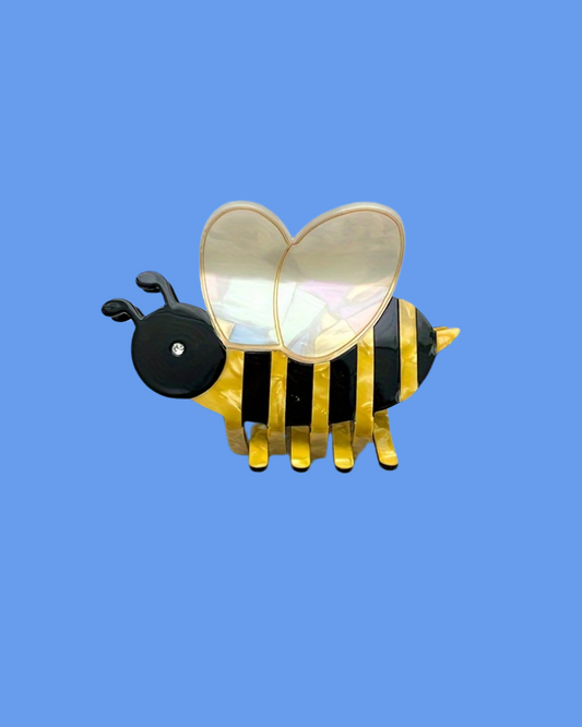 Bumble Bee Hair Claw