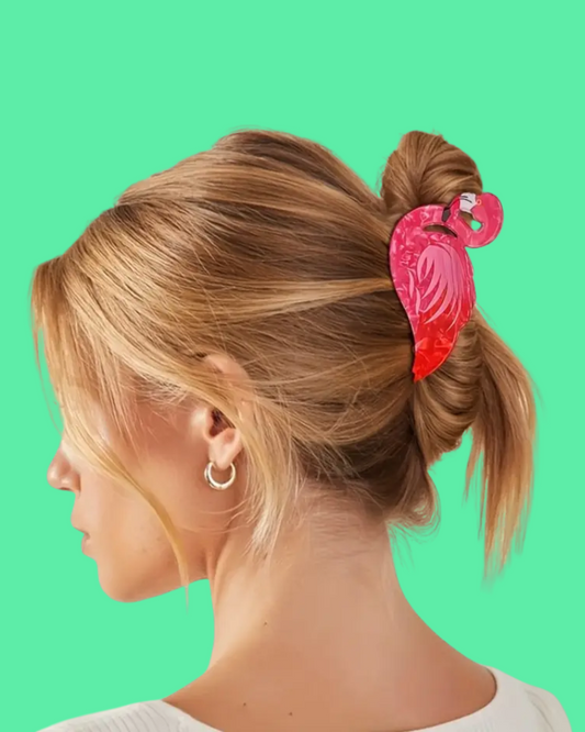 Fabulous Flamingo Hair Claw