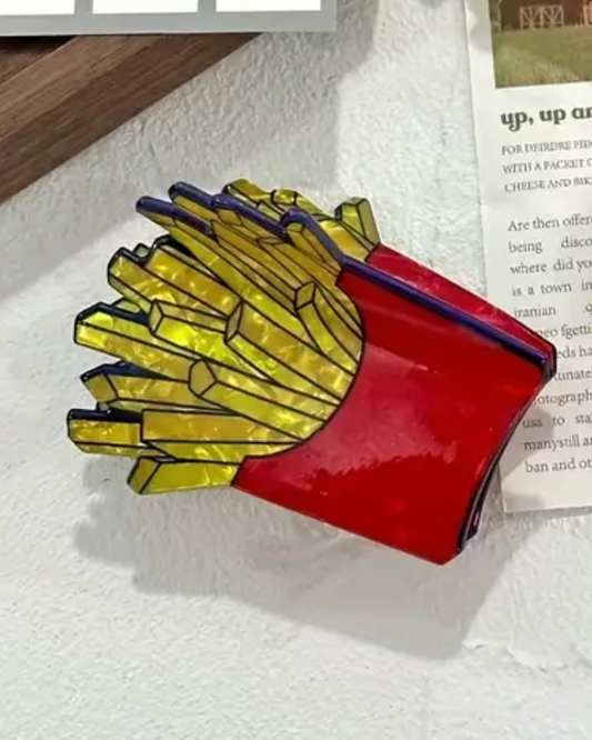 French Fries Hair Claw