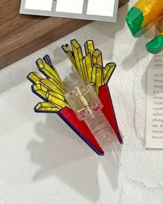 French Fries Hair Claw