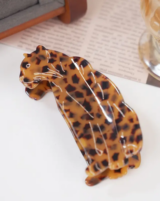 Leopard Big Cat Hair Claw