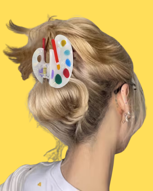 Painters Palette Hair Claw