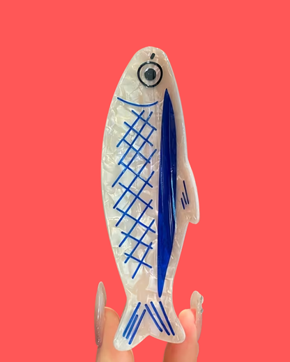 Sardine Fish Hair Claw