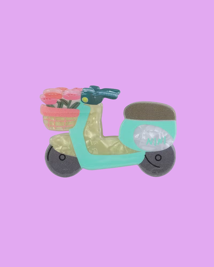Retro Vespa Scooter Hair Claw