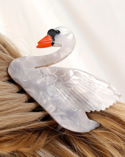 Swan Hair Claw