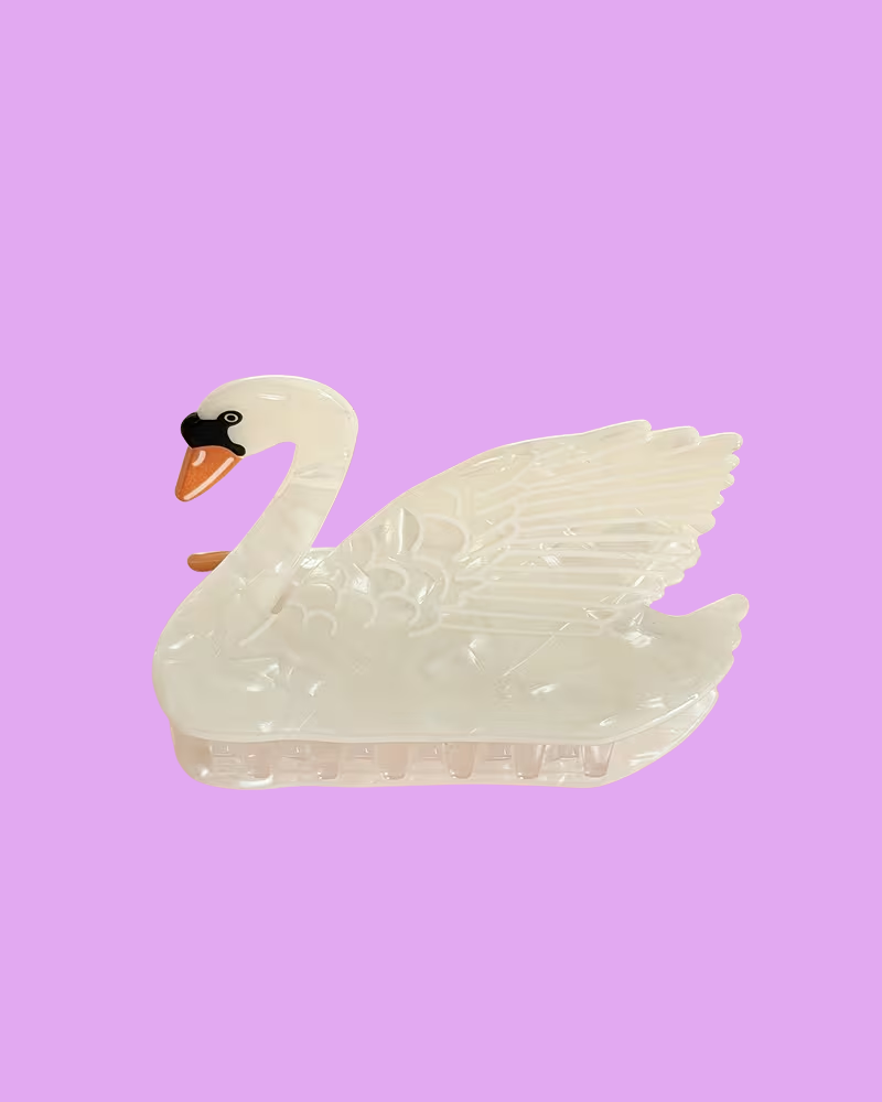 Swan Hair Claw