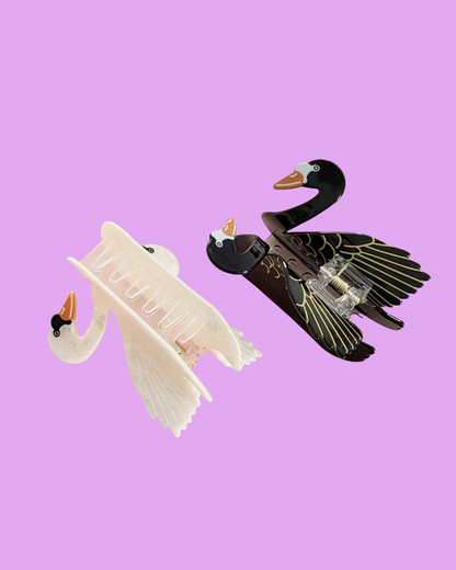 Swan Hair Claw