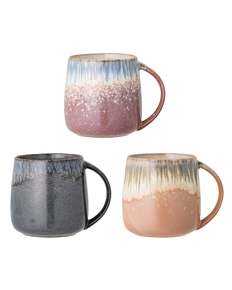 Cloe Glazed Mug Assorted